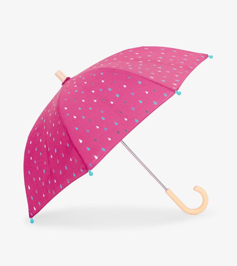 Girls Tiny Drops Colour Changing Umbrella | Hatley Rainwear