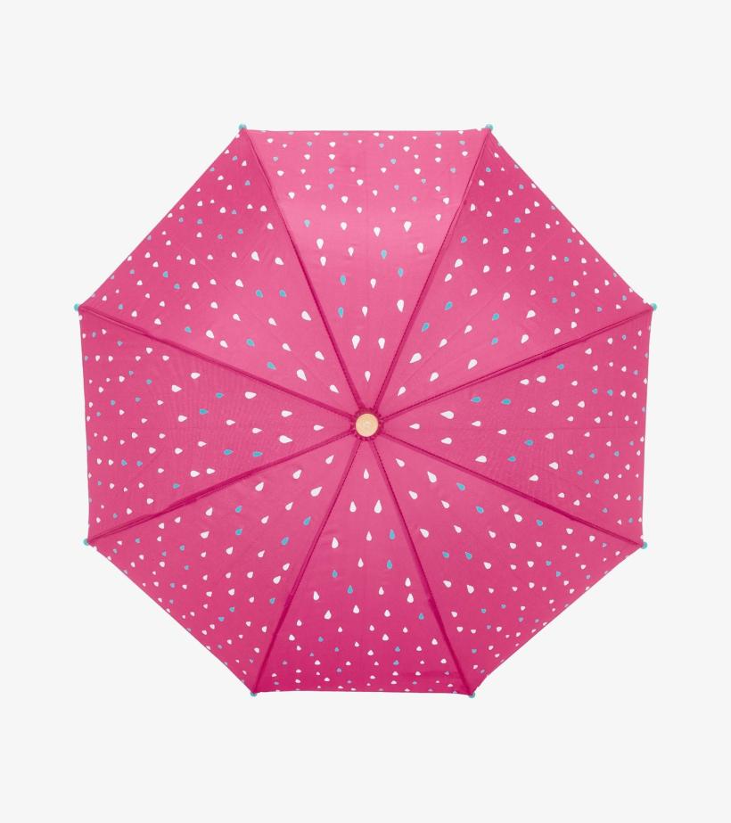 Girls Tiny Drops Colour Changing Umbrella | Hatley Rainwear