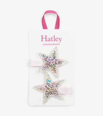 Girls Twinkle Stars Hair Clips | Hatley Accessories
