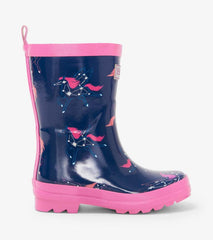 Girls Unicorn Constellations Shiny Rain Boots | Hatley Rainwear
