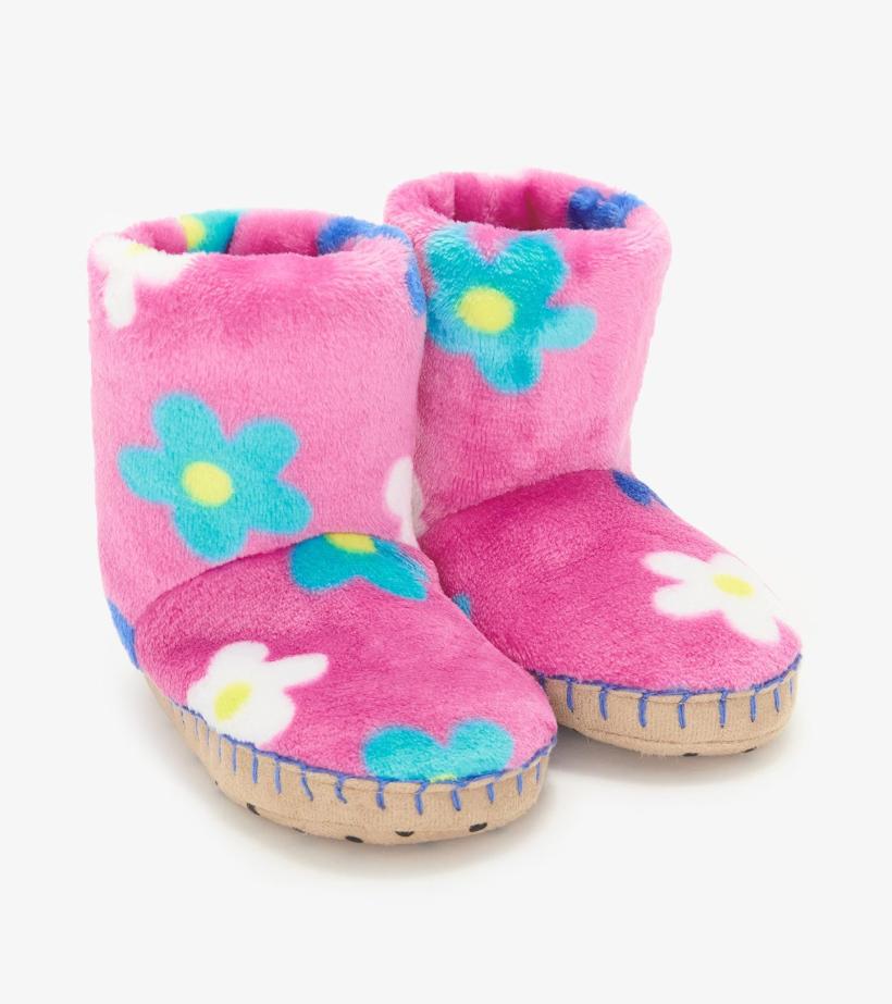 Girls/Baby &amp; Toddler Baby Girls Daisies Fleece Slippers | Hatley Sleepwear