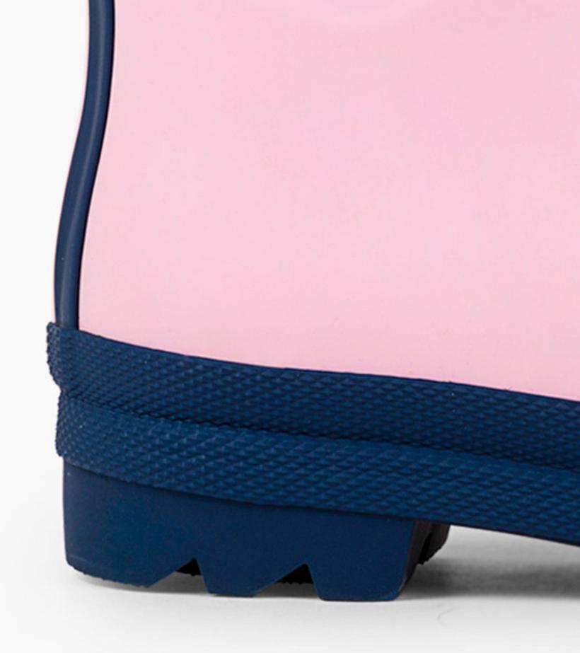 Girls/Baby &amp; Toddler Pink &amp; Navy Matte Rain Boots | Hatley Rainwear