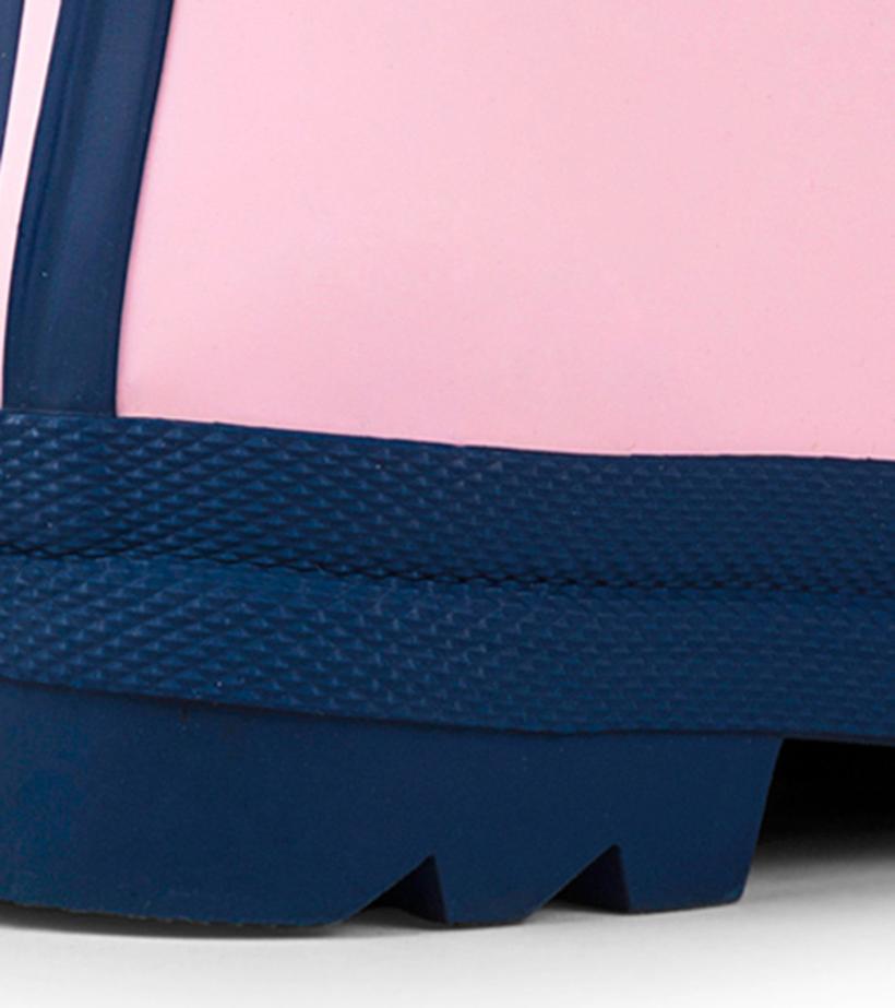 Girls/Baby &amp; Toddler Pink &amp; Navy Matte Rain Boots | Hatley Rainwear