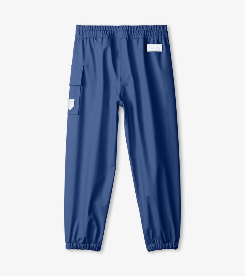 Girls/Boys Classic Navy Rain Pants | Hatley Rainwear