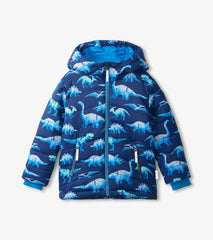 Girls/Boys Dinosaur Puffer Jacket | Hatley Outerwear