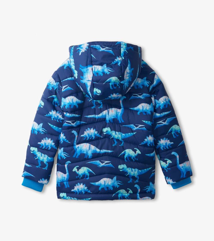 Girls/Boys Dinosaur Puffer Jacket | Hatley Outerwear