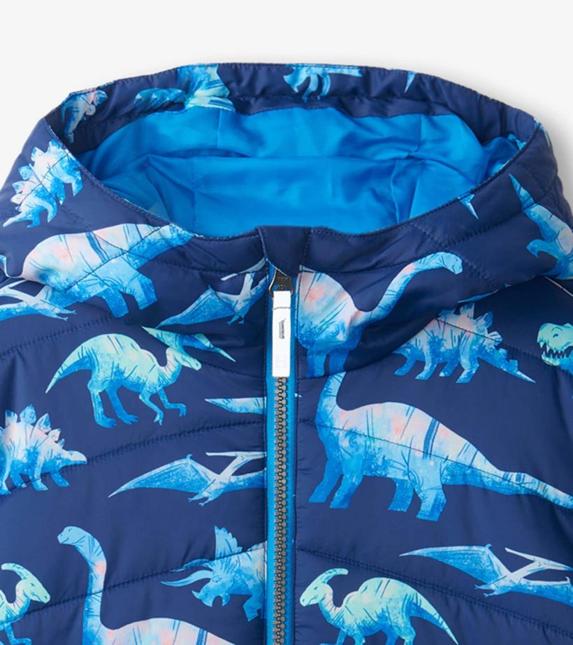 Girls/Boys Dinosaur Puffer Jacket | Hatley Outerwear
