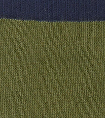 Girls/Boys Green &amp; Navy Crew Socks | Hatley Footwear