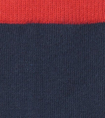Girls/Boys Navy &amp; Red Crew Socks | Hatley Footwear