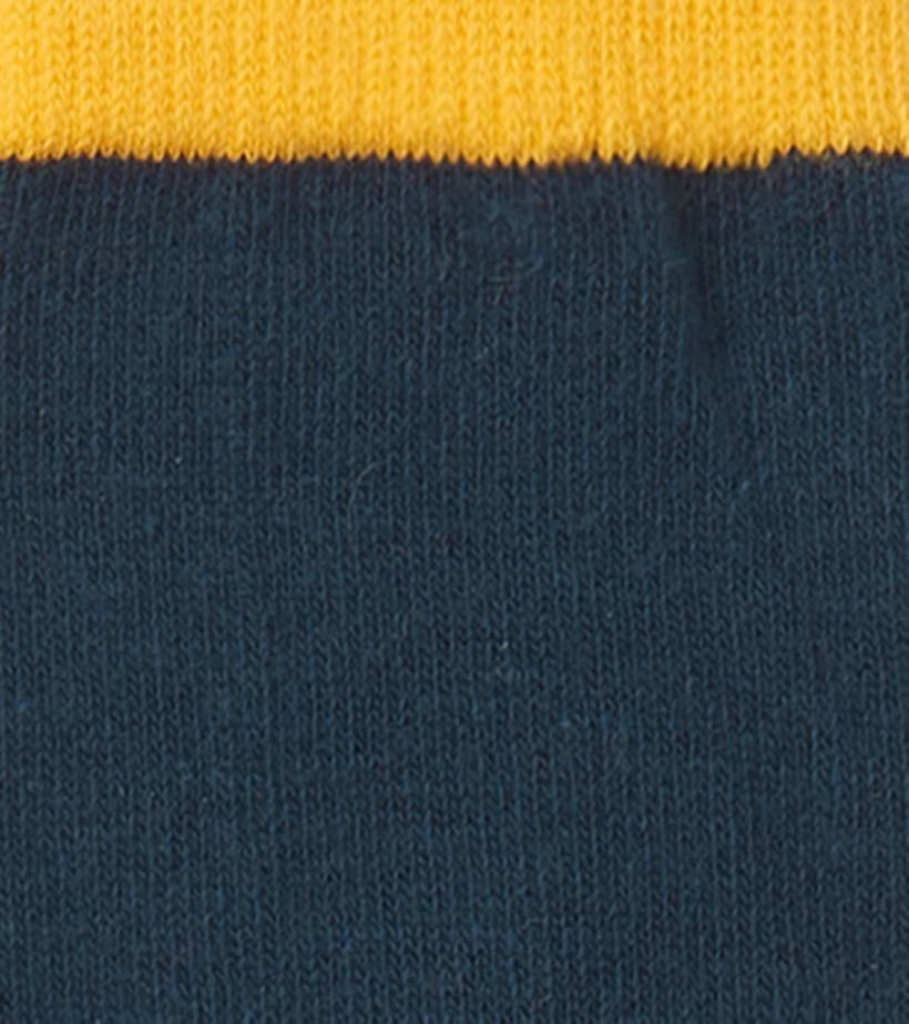 Girls/Boys Navy &amp; Yellow Crew Socks | Hatley Footwear