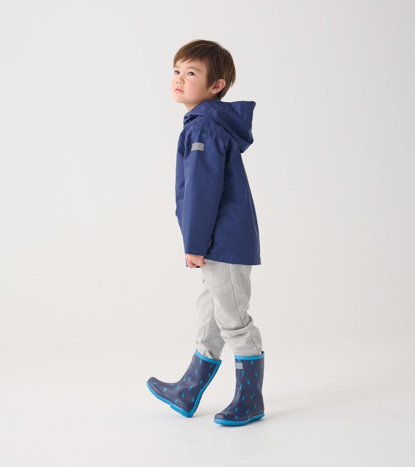 Girls/Boys Navy Zip-Up Lightweight Rain Jacket | Hatley Rainwear