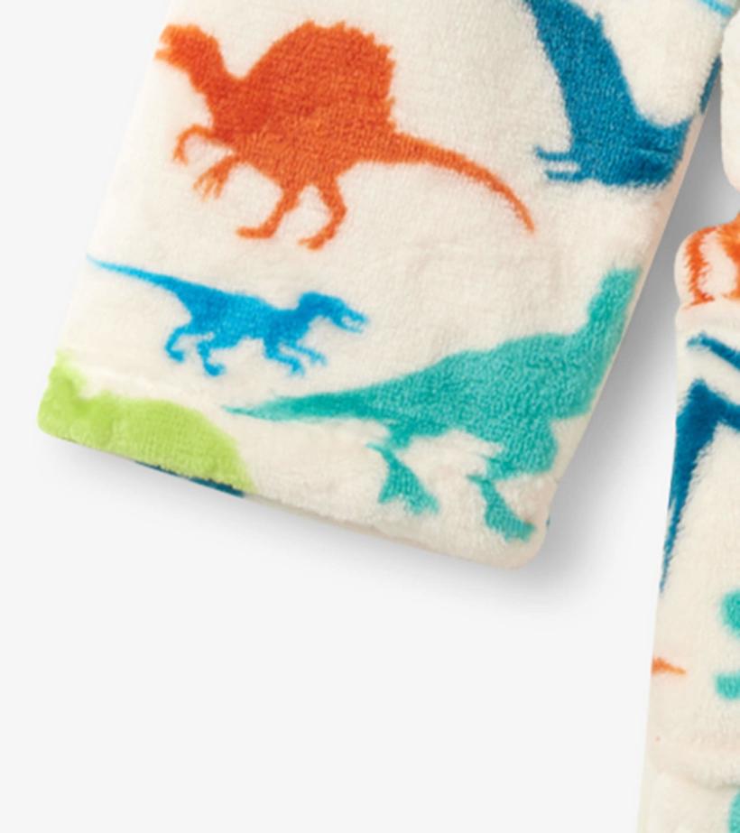 Girls/Boys Real Dinosaurs Fleece Robe | Hatley Sleepwear