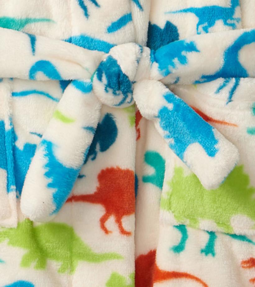 Girls/Boys Real Dinosaurs Fleece Robe | Hatley Sleepwear