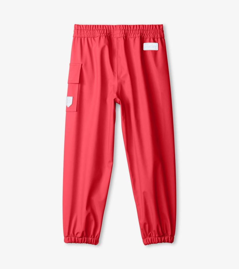 Girls/Boys Red Rain Pants | Hatley Rainwear