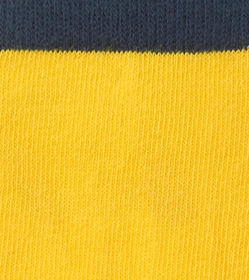 Girls/Boys Yellow &amp; Navy Crew Socks | Hatley Footwear