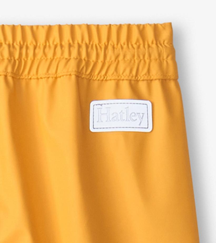 Girls/Boys Yellow Rain Pants | Hatley Rainwear