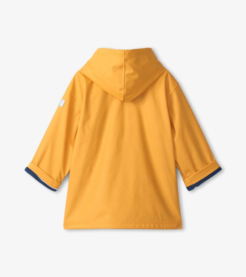 Girls/Boys Yellow Zip-Up Rain Jacket | Hatley Rainwear