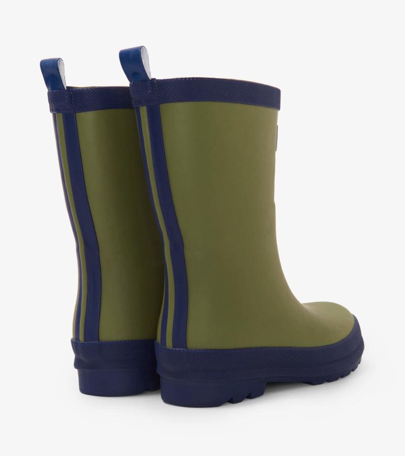 Girls/Boys/Baby &amp; Toddler Forest Green Matte Rain Boots | Hatley Rainwear