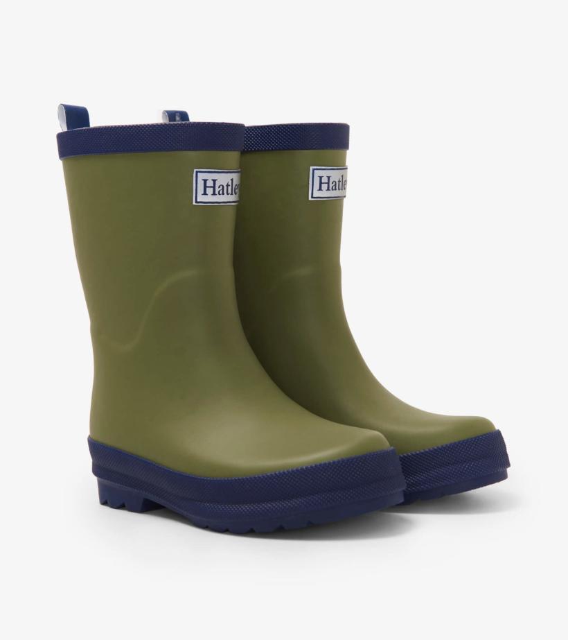 Girls/Boys/Baby &amp; Toddler Forest Green Matte Rain Boots | Hatley Rainwear