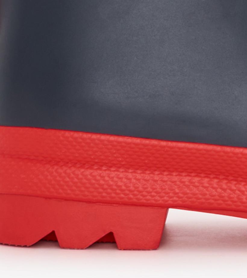 Girls/Boys/Baby &amp; Toddler Navy &amp; Red Matte Rain Boots | Hatley Rainwear