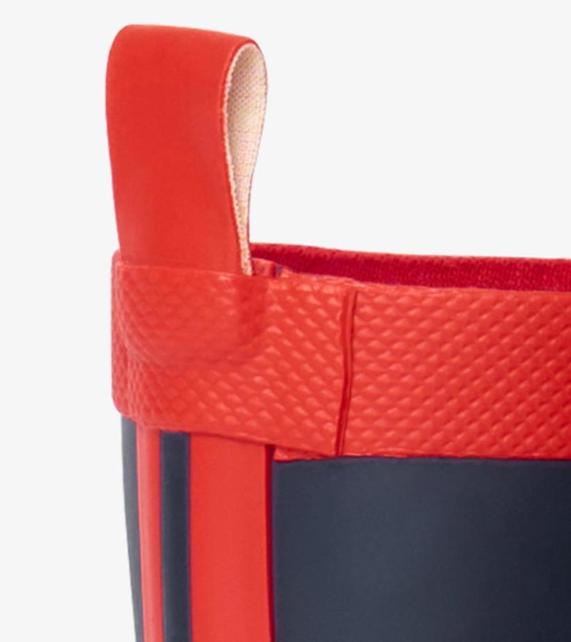 Girls/Boys/Baby &amp; Toddler Navy &amp; Red Matte Rain Boots | Hatley Rainwear
