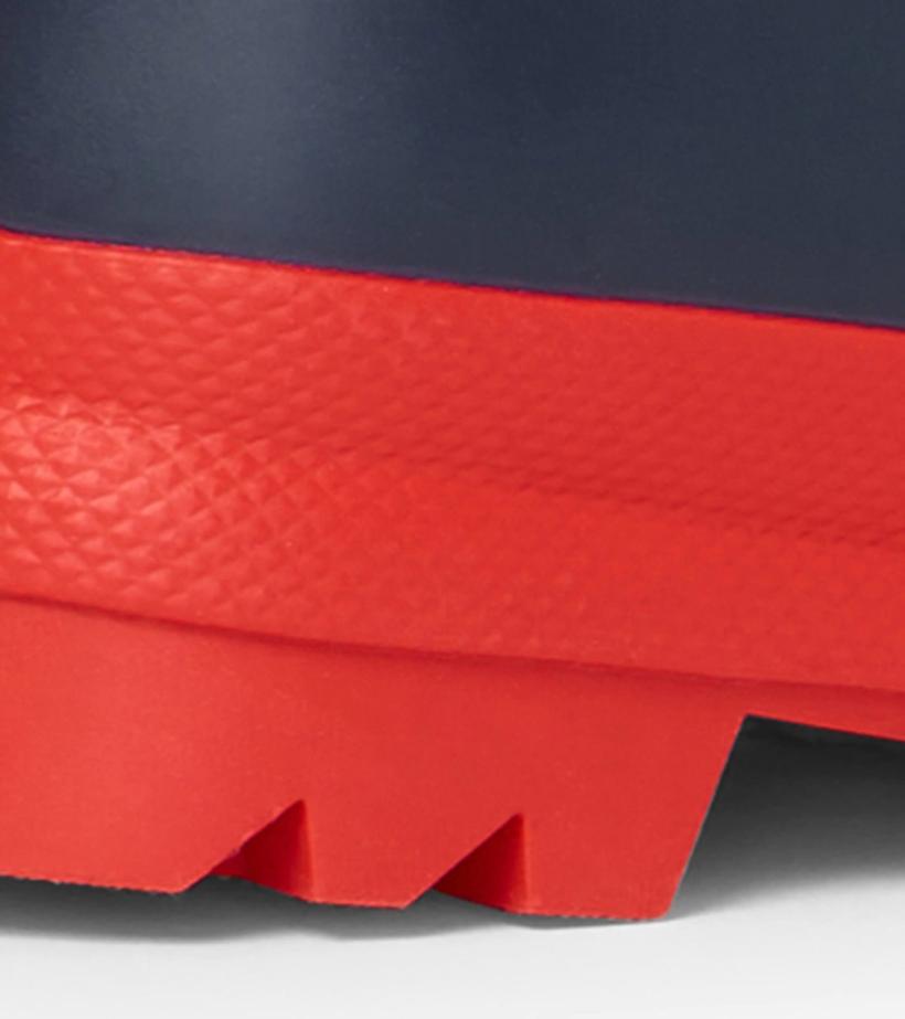 Girls/Boys/Baby &amp; Toddler Navy &amp; Red Matte Rain Boots | Hatley Rainwear