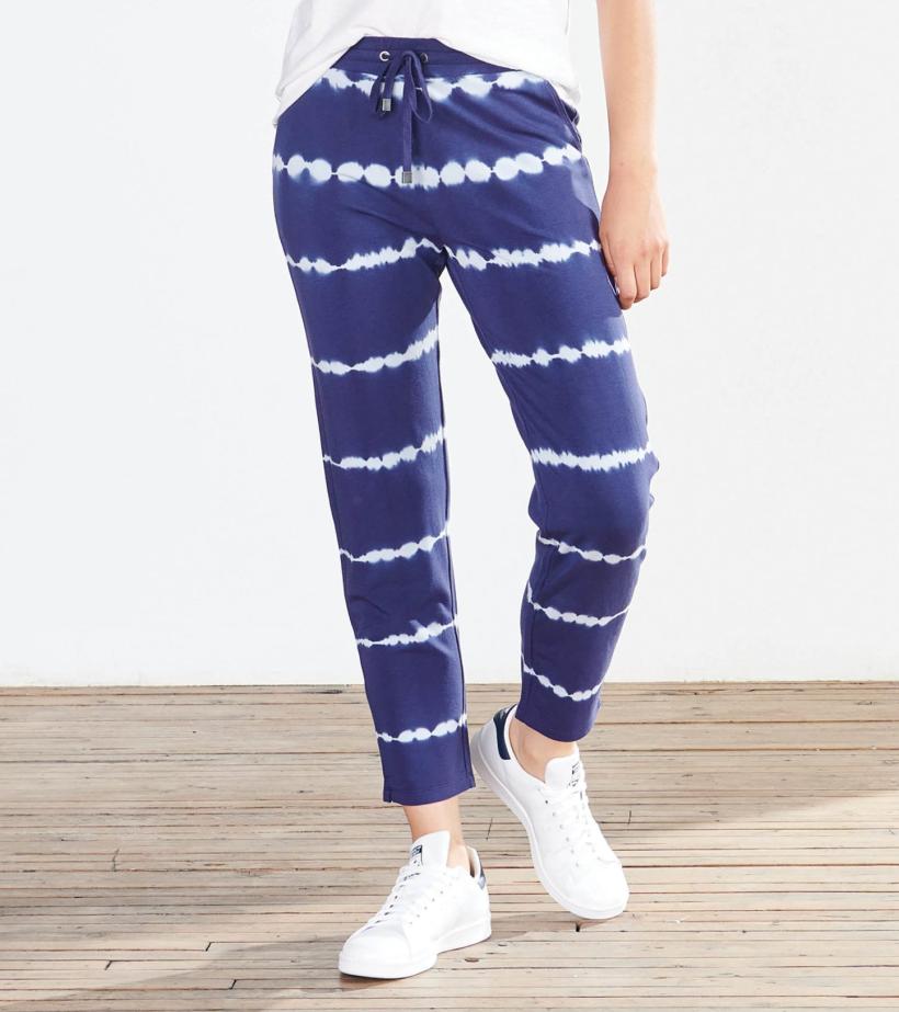 Women Adrien Joggers - Navy Tie Dye | Hatley Bottoms