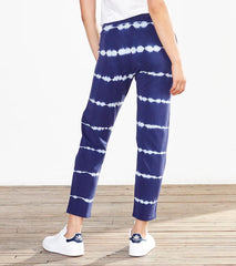 Women Adrien Joggers - Navy Tie Dye | Hatley Bottoms
