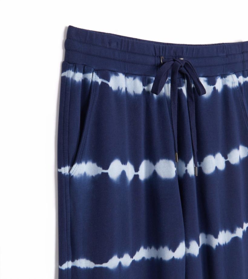 Women Adrien Joggers - Navy Tie Dye | Hatley Bottoms
