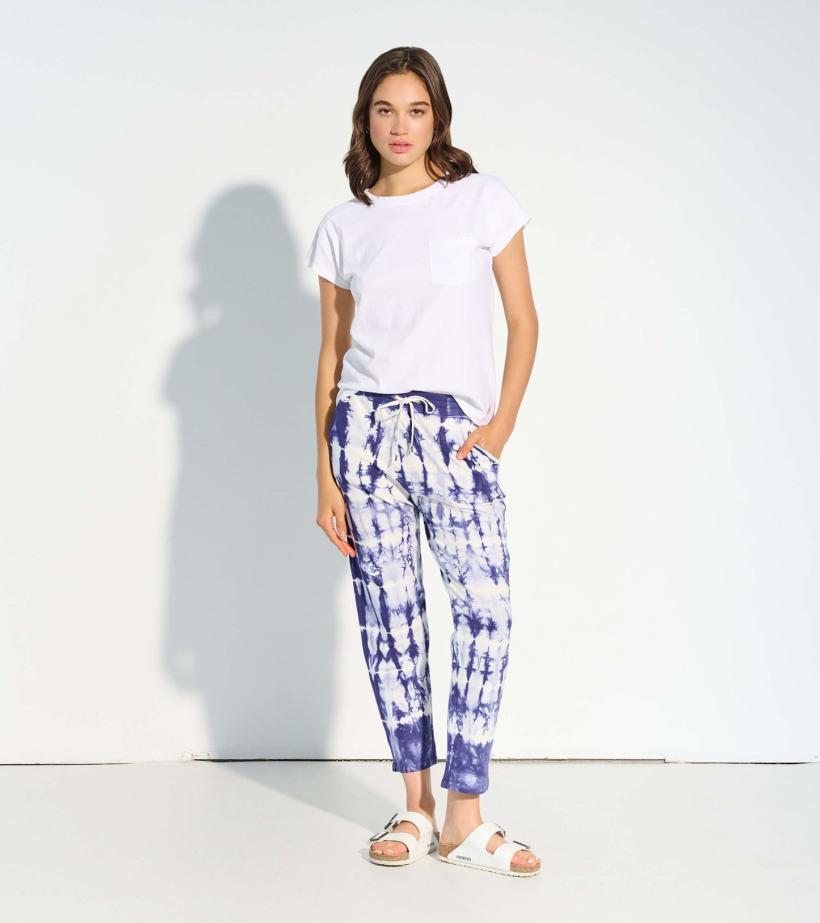 Women Adrien Joggers - Tie Dye Stripes | Hatley Bottoms