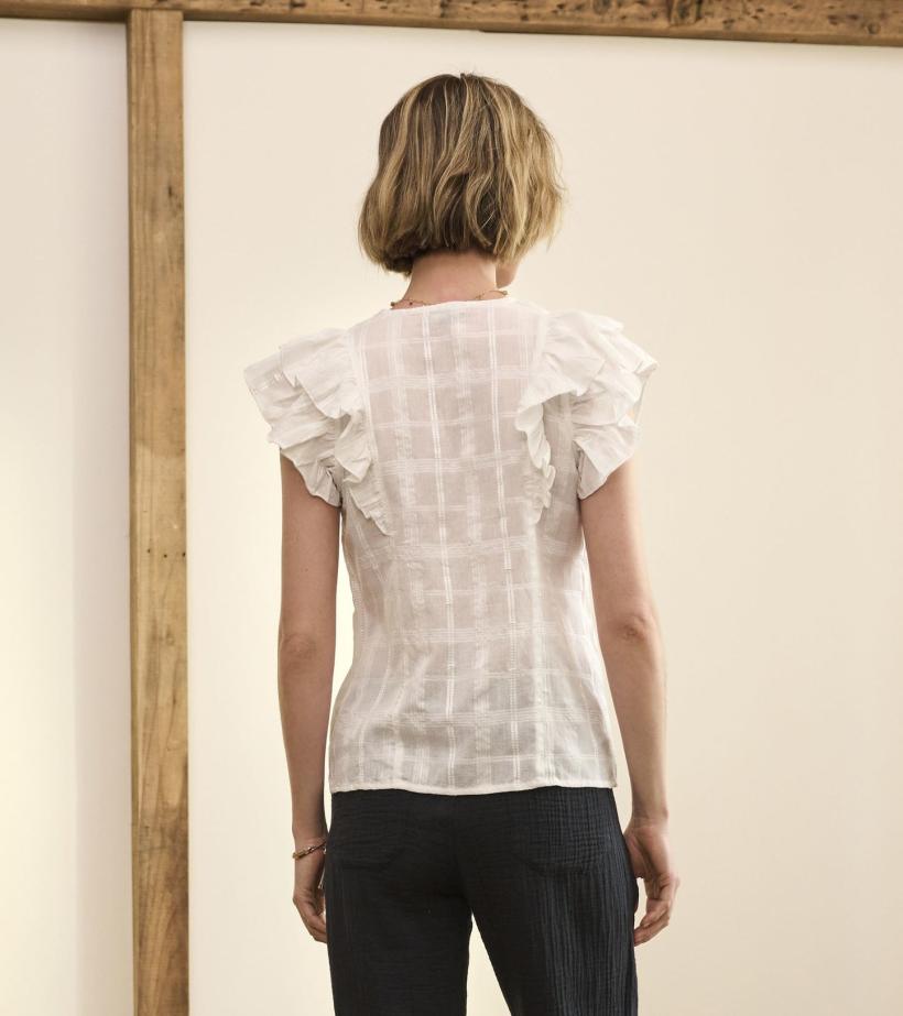 Women Alexa Popover - Shadow Plaid | Hatley Tops