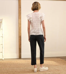 Women Ally Bonded Gauze Joggers - Black | Hatley Bottoms