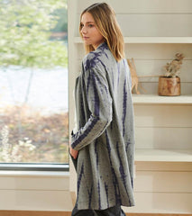 Women Ami Cardigan - Storm Tie Dye | Hatley Sweaters