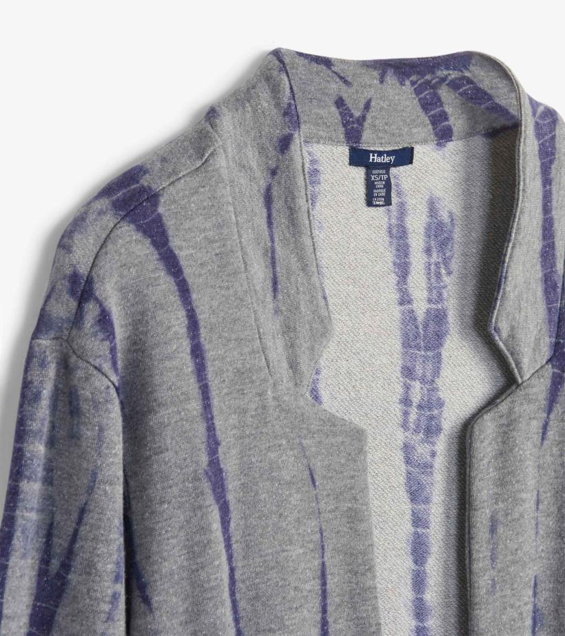 Women Ami Cardigan - Storm Tie Dye | Hatley Sweaters