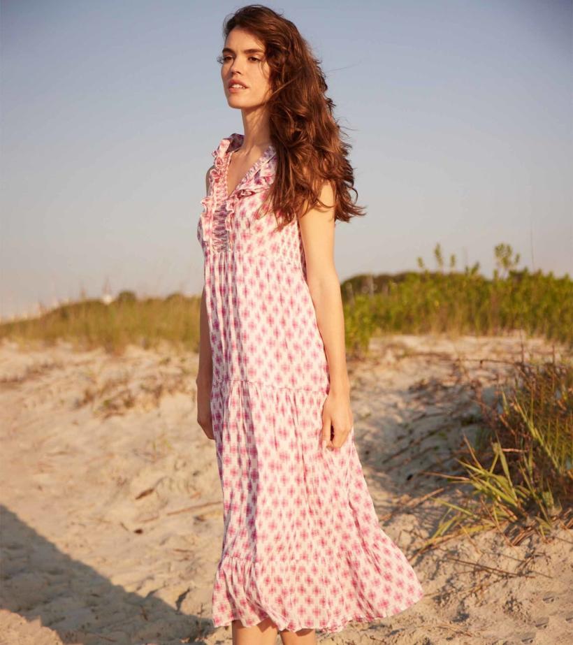 Women Aria Midi Dress - Sunburst Cross | Hatley Dresses