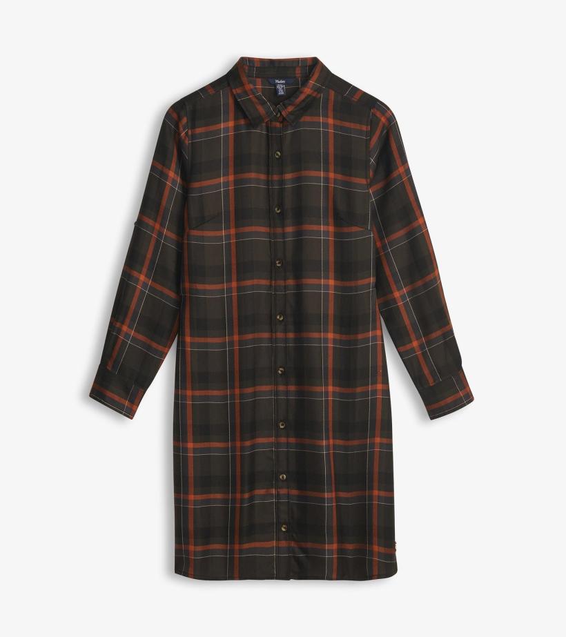 Women Cara Shirt Dress - Autumn Plaid | Hatley Dresses