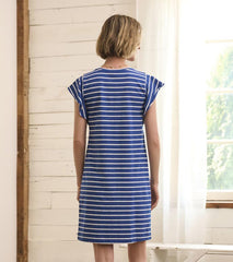 Women Carlie Dress - Blue Quartz Stripes | Hatley Dresses