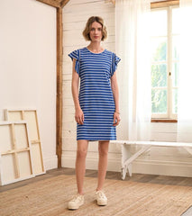 Women Carlie Dress - Blue Quartz Stripes | Hatley Dresses