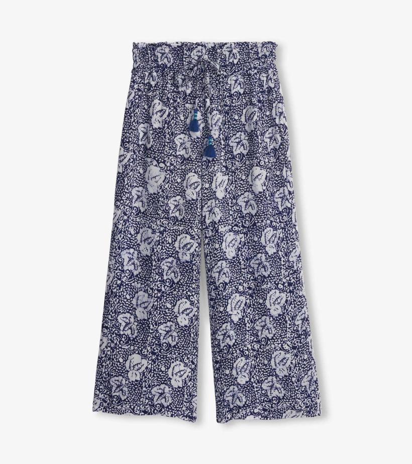 Women Cassie Pants - Floral Shibori | Hatley Bottoms