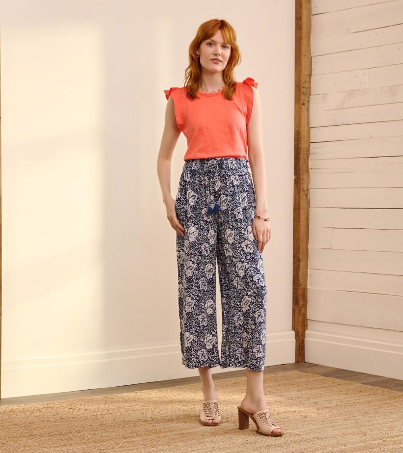 Women Cassie Pants - Floral Shibori | Hatley Bottoms