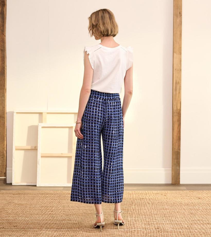 Women Cassie Pants - Painted Plaid | Hatley Bottoms