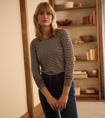 Women Chantel Pullover - Houndstooth | Hatley Tops