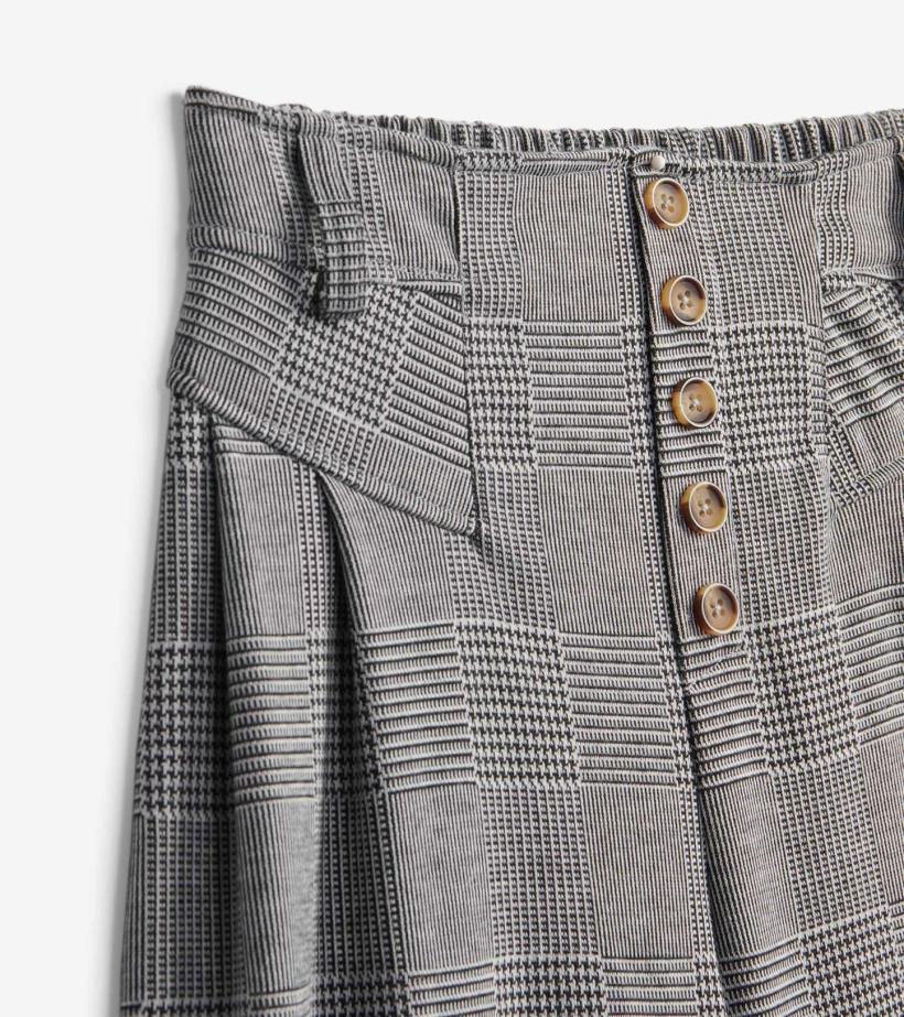 Women Charlie Wide Leg Pants - Houndstooth | Hatley Bottoms