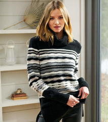 Women Charlotte Sweater - Marble Landscape | Hatley Sweaters
