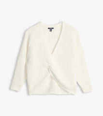 Women Cross Over Sweater - Winter White | Hatley Sweaters