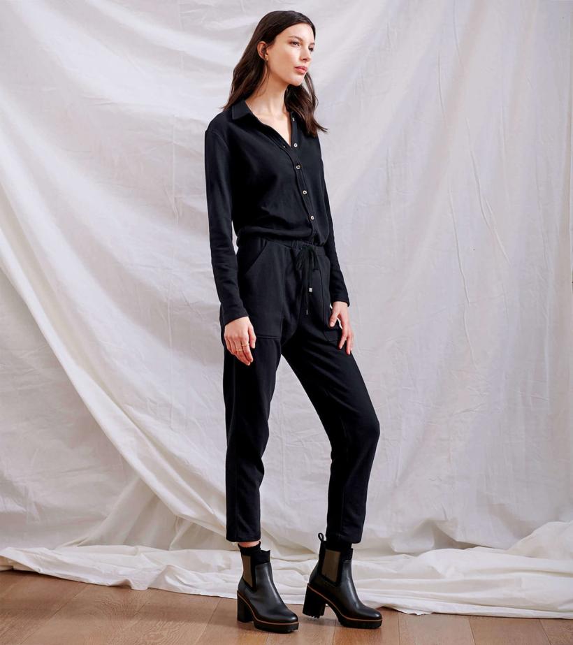 Women Dakota Jumpsuit - Caviar | Hatley Tops