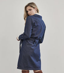Women Denim Shirt Dress - Dark Wash | Hatley Dresses