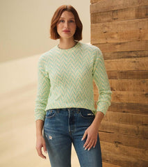 Women Ella Sweater - Chevron Print | Hatley Sweaters