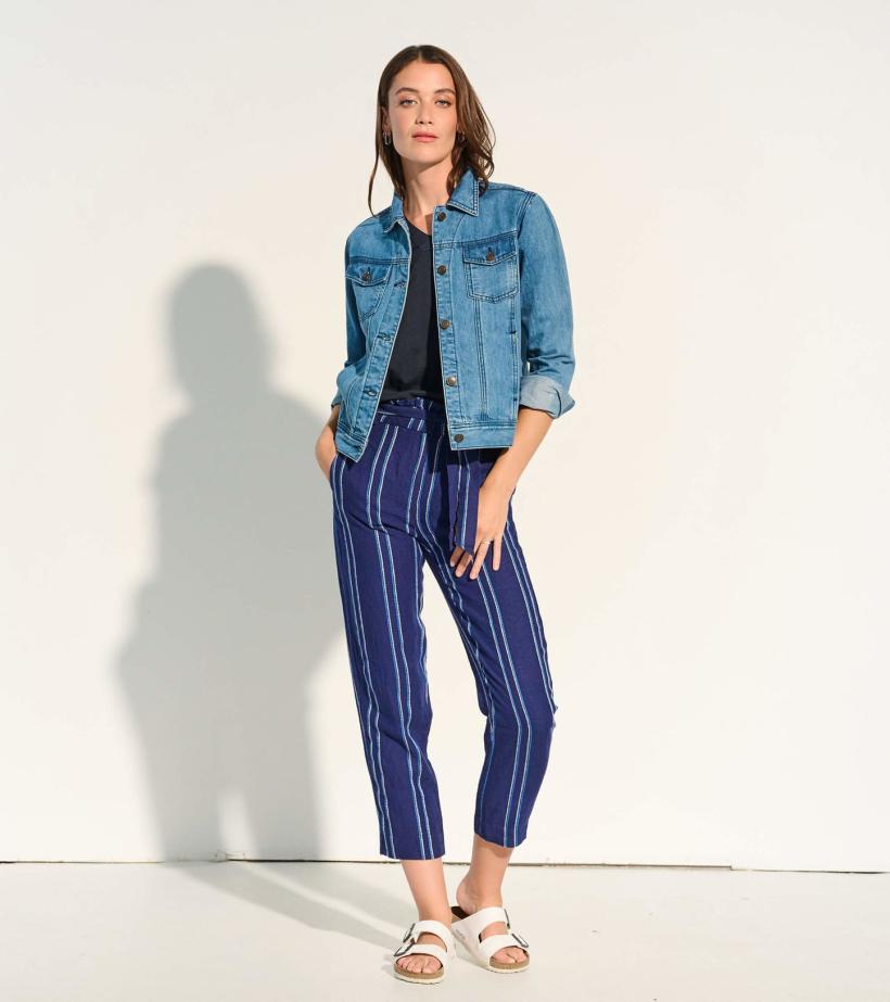 Women Embroidered Denim Jacket | Hatley Outerwear