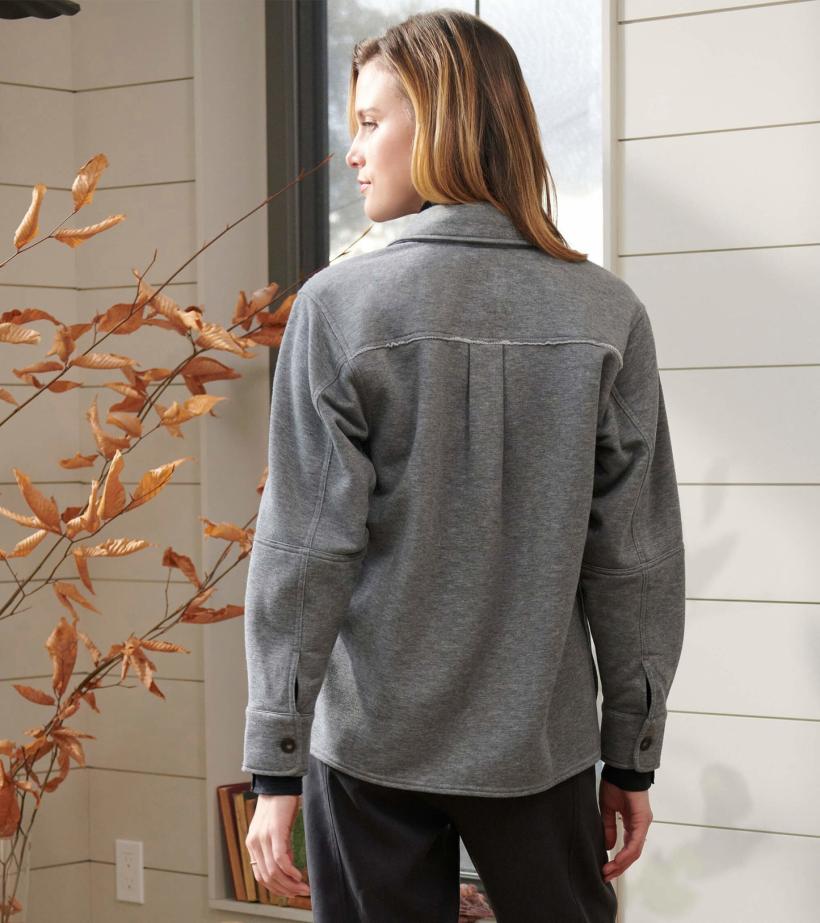 Women Emily Relaxed Blazer - Charcoal Melange | Hatley Sweaters
